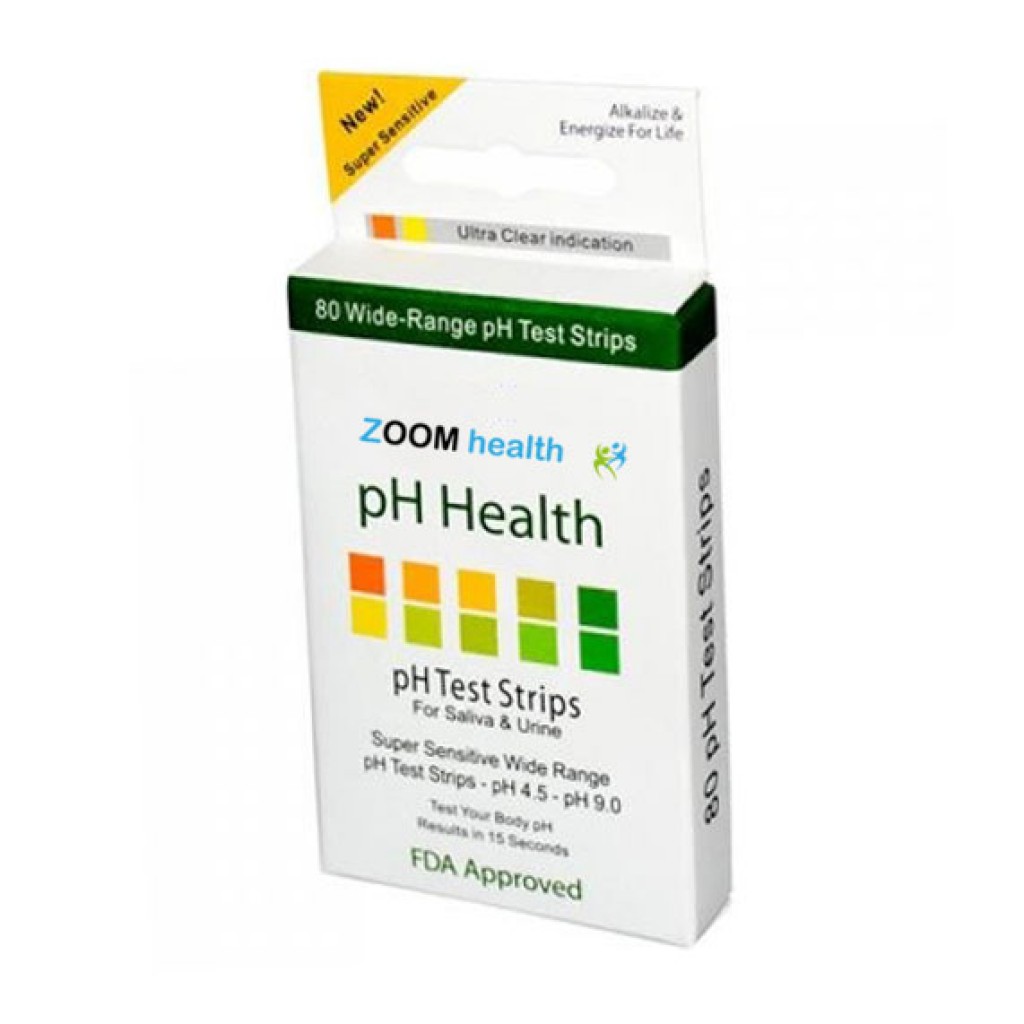 pH Test Strips for Saliva & Urine Zoom Health UK