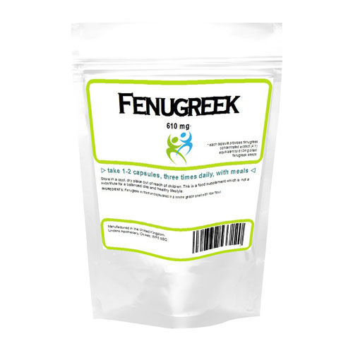 Fenugreek Capsules 610mg (100 Tablets) Zoom Health UK
