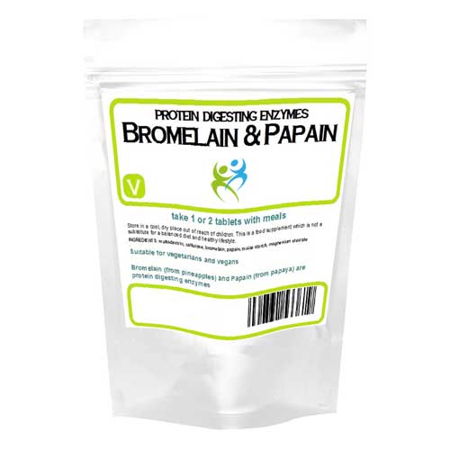 Bromelain & Papain 10mg/100mg (100 Tablets))
