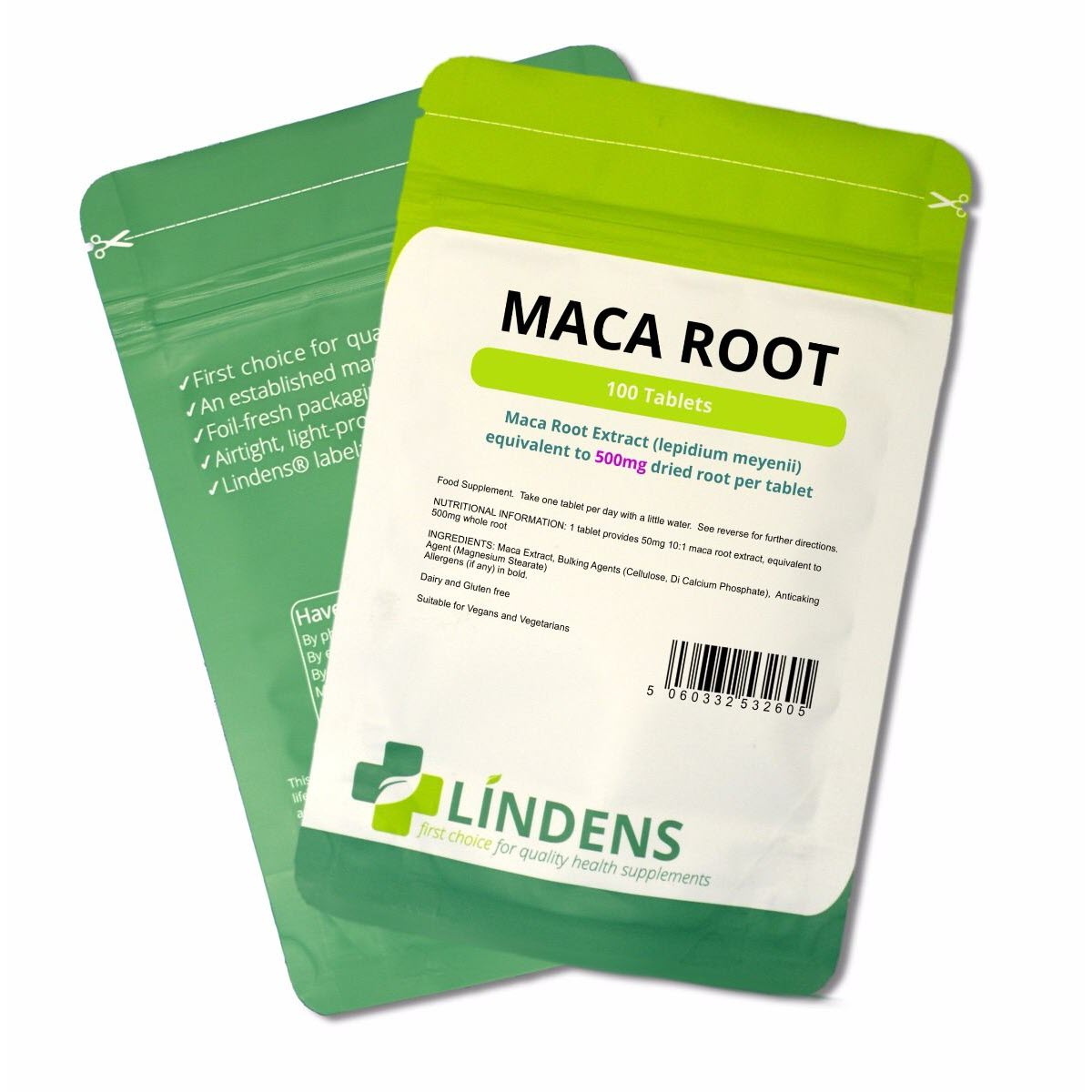 Maca 500mg Tablets