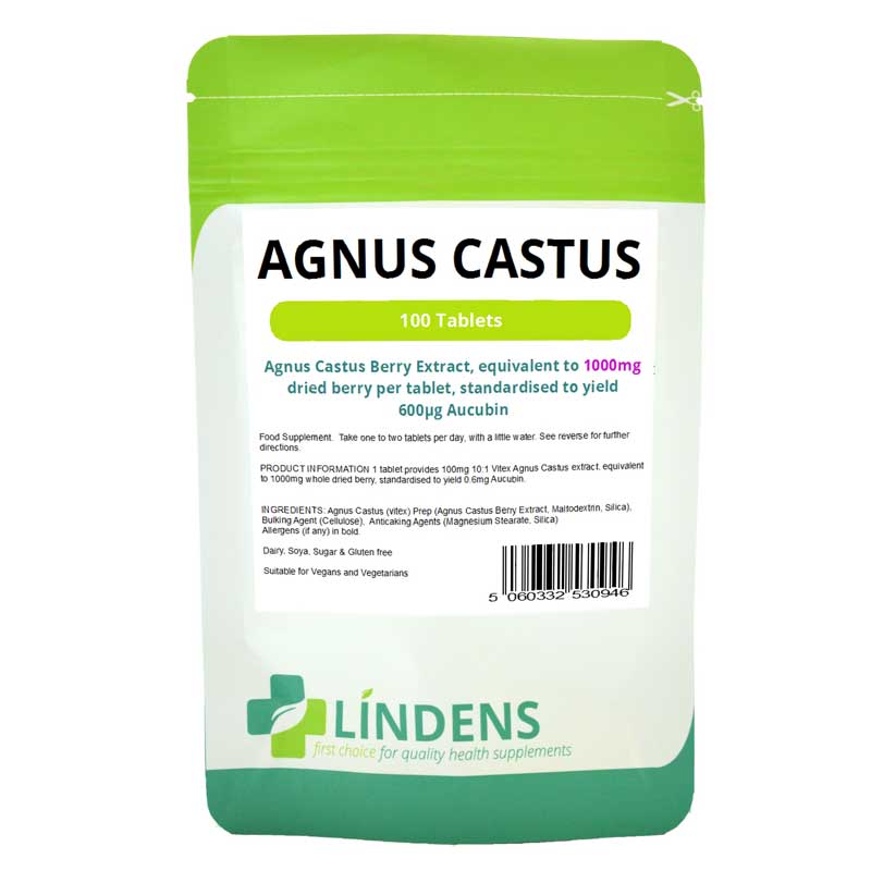 Agnus Castus Tablets - 1000mg (100 Tablets)