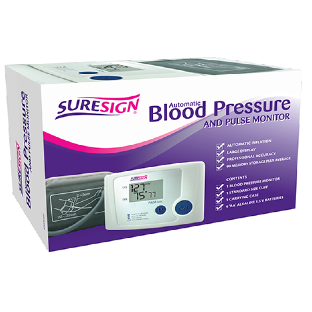 Suresign Digital Automatic Blood Pressure Monitor Zoom Health