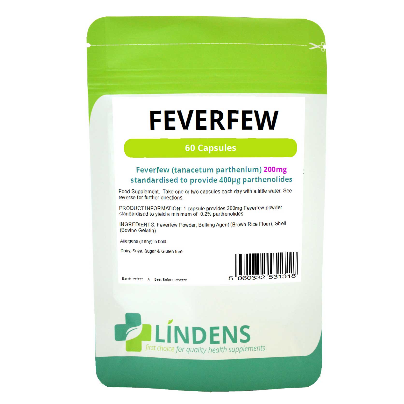 feverfew capsules