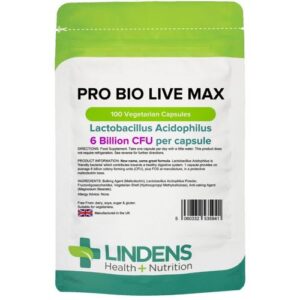 Pro Bio Live Max 6 Billion CFU Veg Capsules