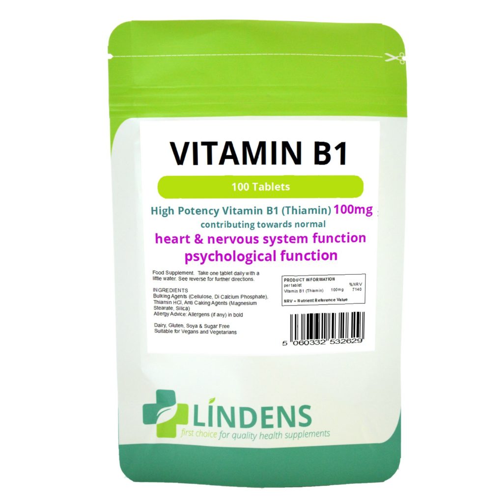 Vitamin B1 100mg Tablets Zoom Health