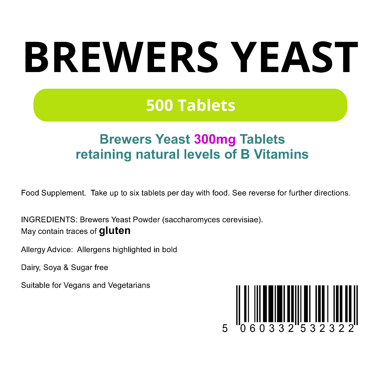 Brewers Yeast Tablets - Lindens