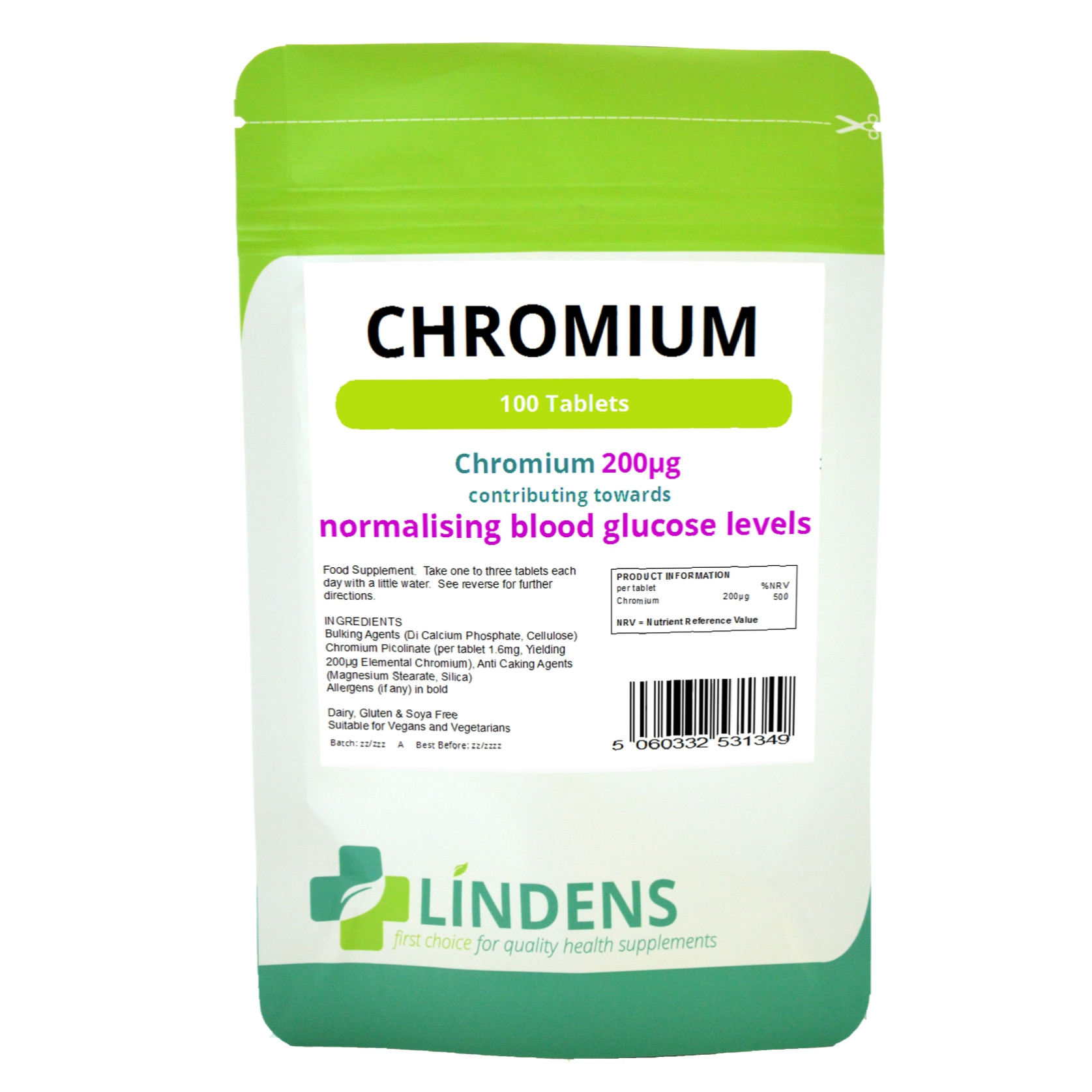 chromium tablets