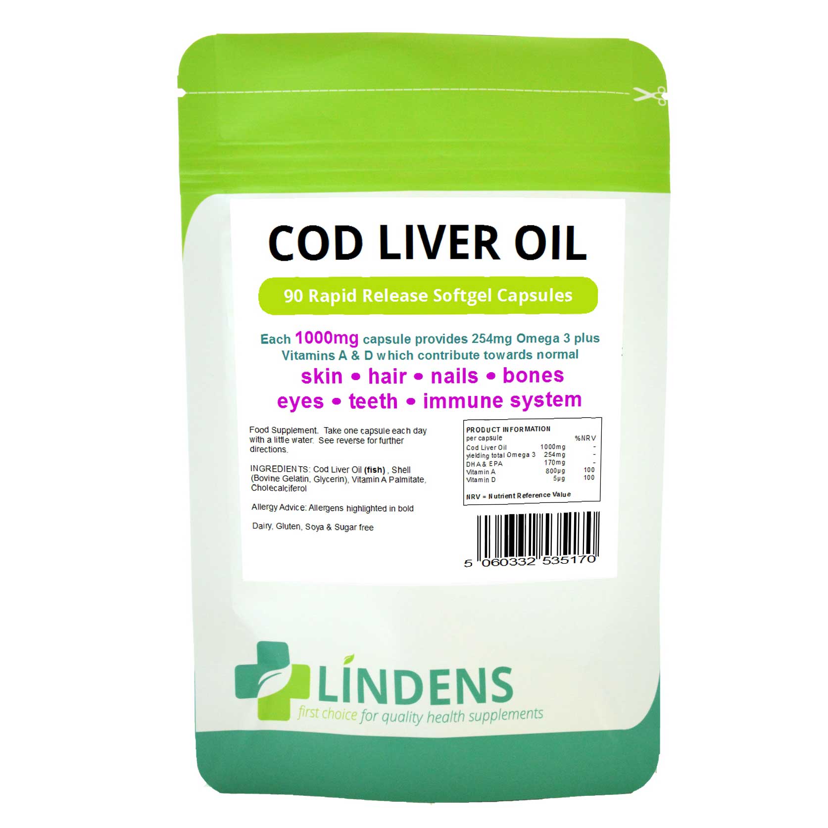 cod liver oil capsules