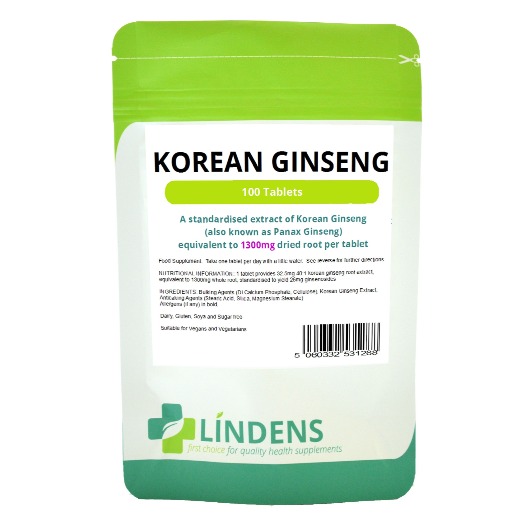 korean ginseng tablets