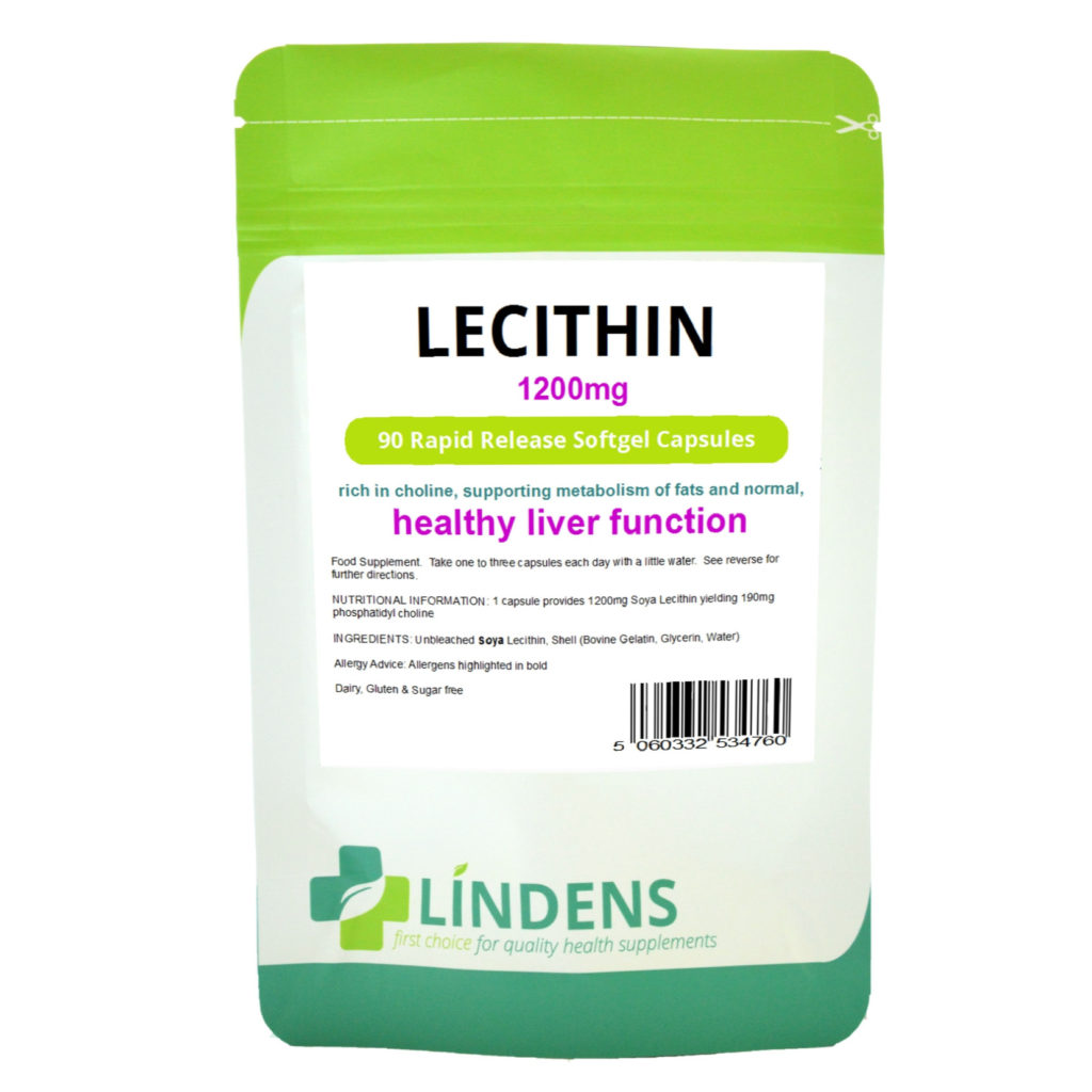 Lecithin Capsules 1200mg (90 Capsules)