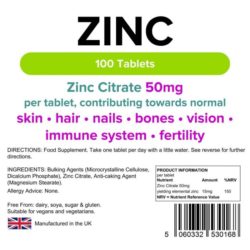 zinc citrate tablets