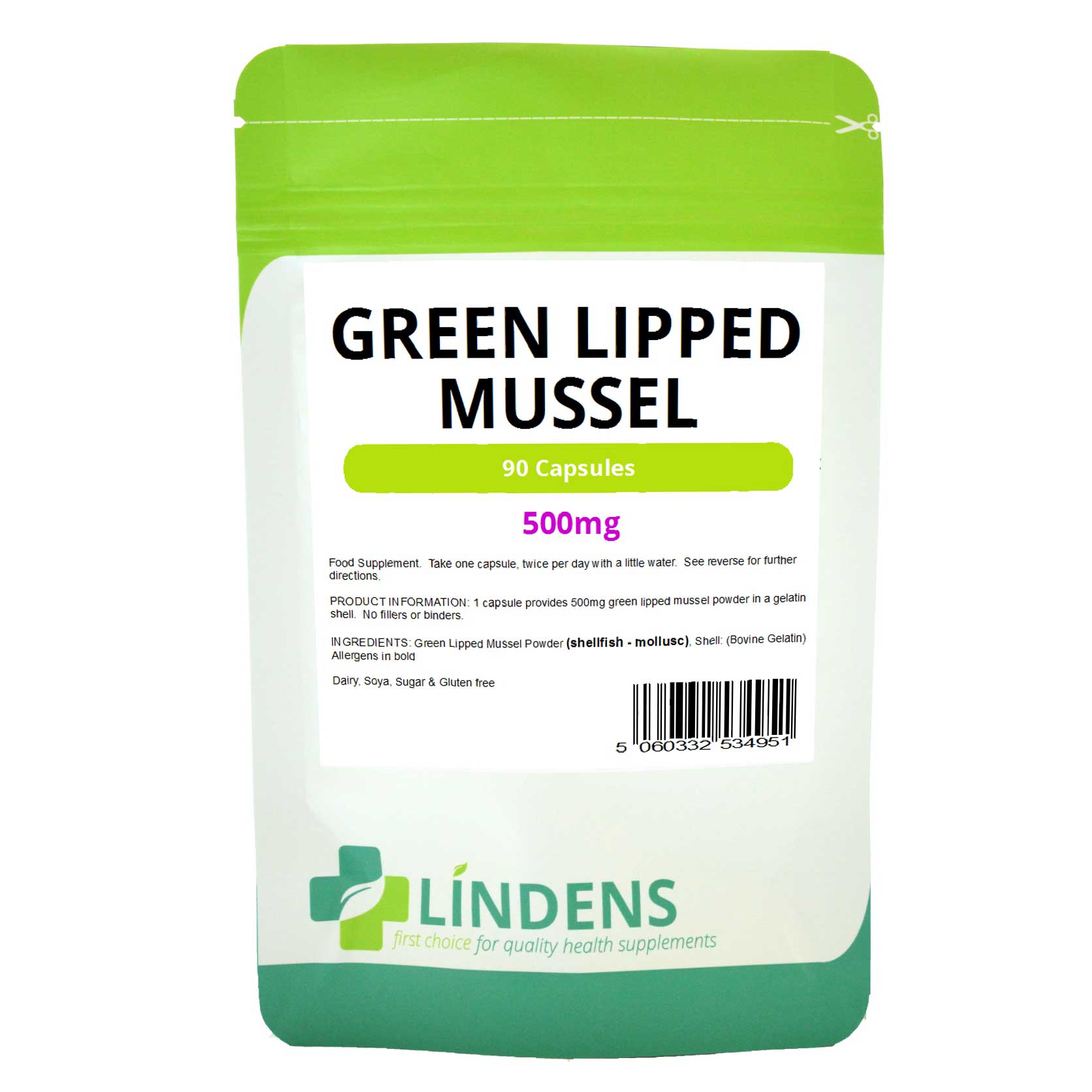 green lipped mussel
