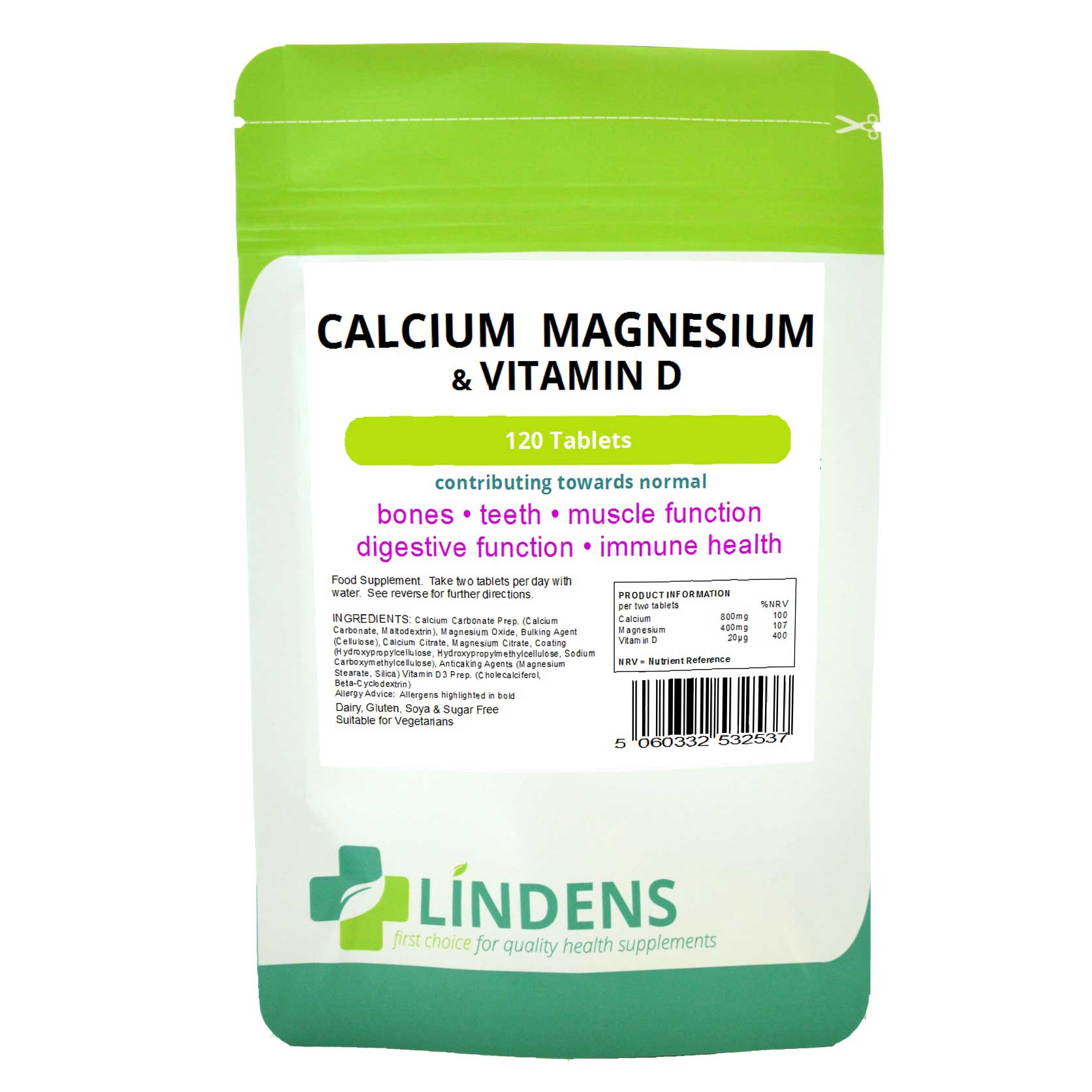 Calcium Magnesium & Vitamin D Tablets