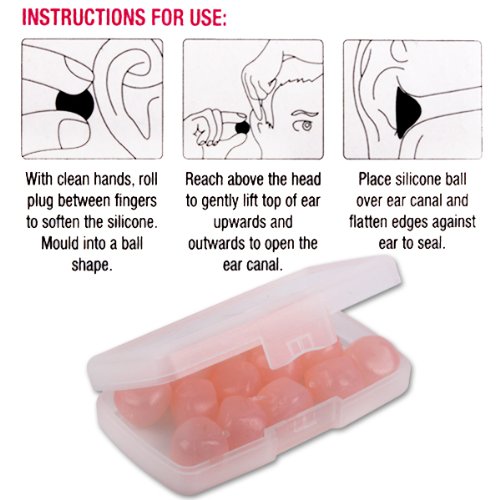 Silicone Ear Plug - Instructions