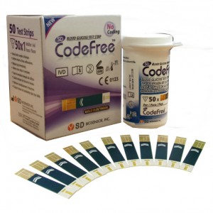 Blood Glucose Test Strips – ONLY for the SD Codefree
