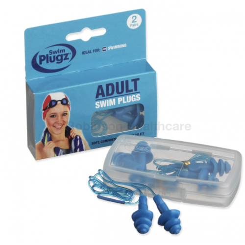 Swim Plugz Adult Swim Earplugs 2 Pairs Zoom Health