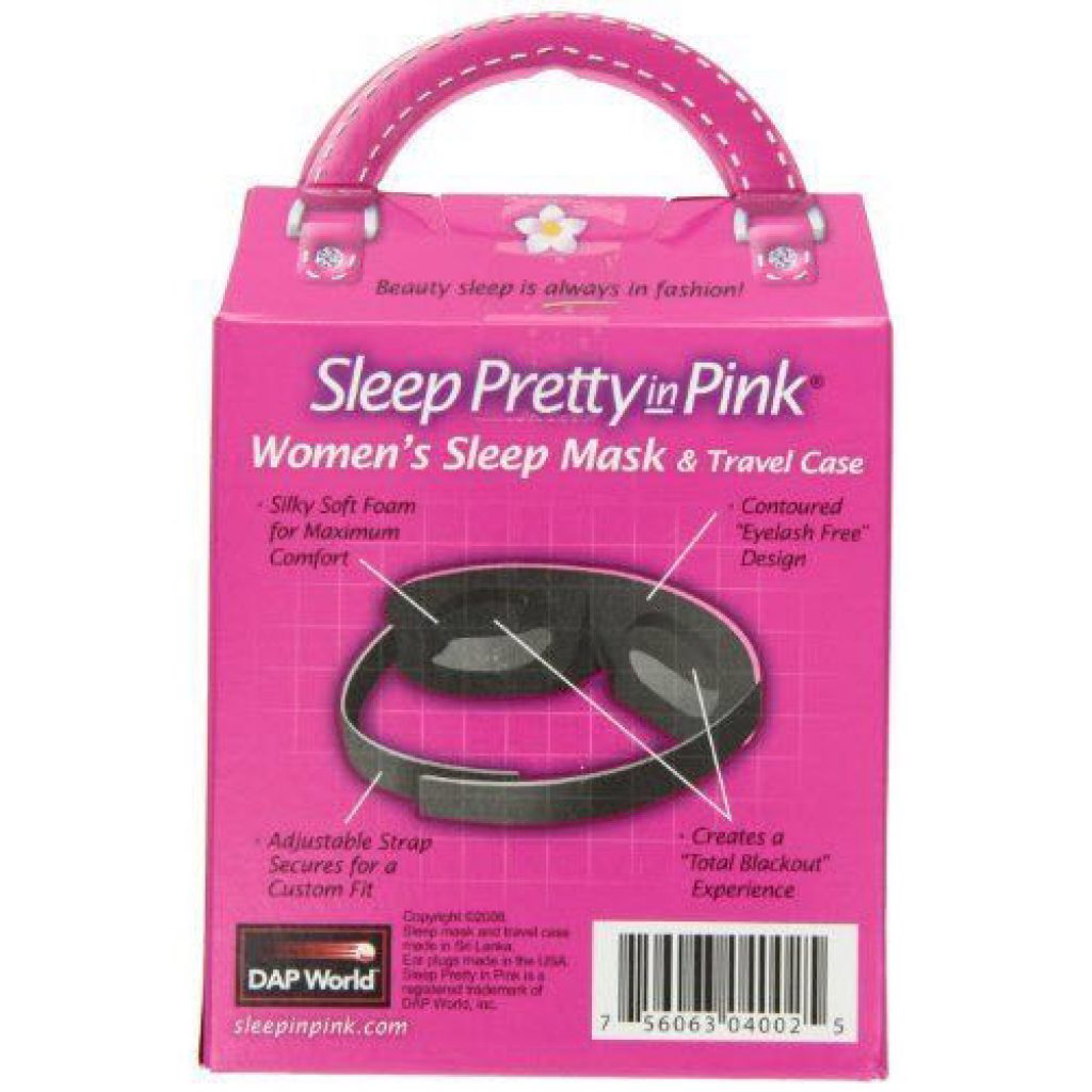Sleep Pretty In Pink Women's Sleep Mask Zoom Health