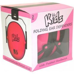 Kids Ear Defenders Bright Pink