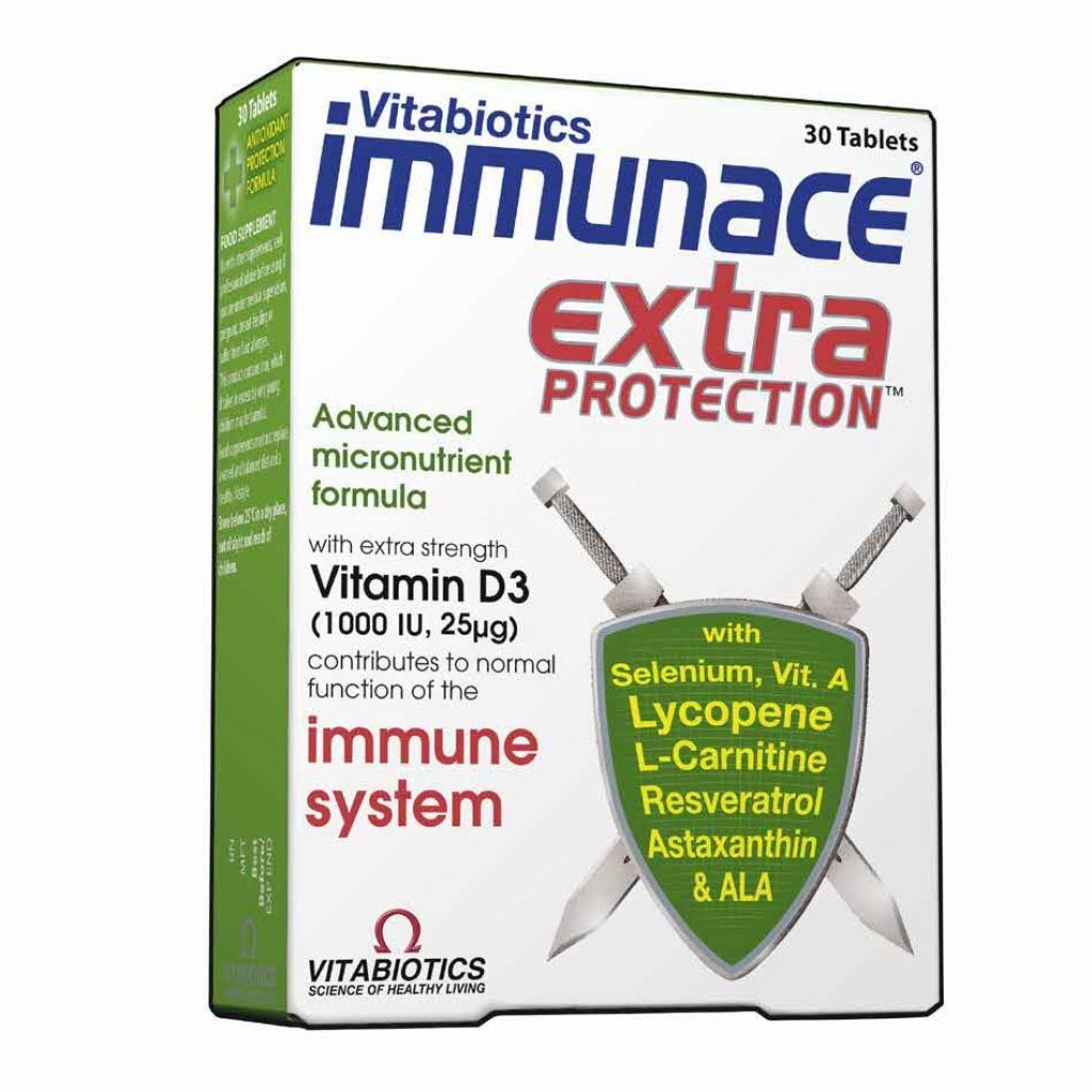 Vitabiotics Immunace Extra Protection 30 Tablets Zoom Health