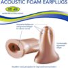 Mack's Acoustic Foam Corded Earplugs - Image 2