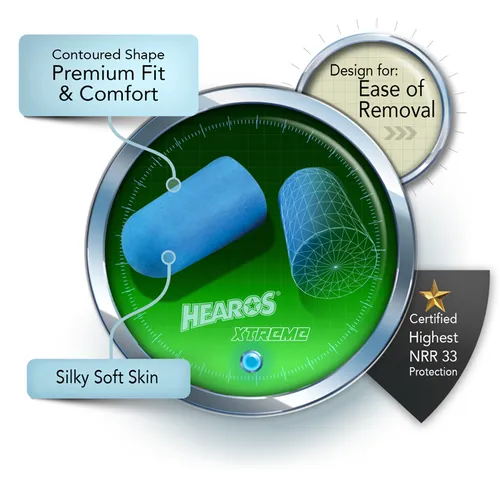 HEAROS Xtreme Protection Series Earplugs