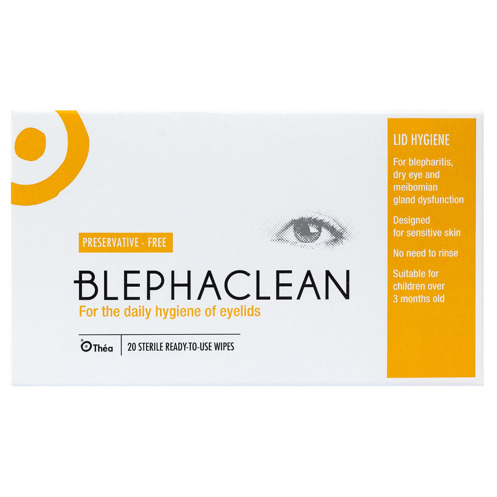 Blephaclean Eyelid Cleansing Wipes