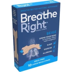 Breathe Right - 10 Large Nasal Strips