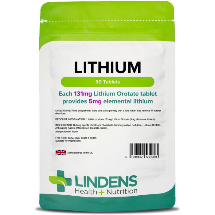 Lithium 5mg Tablets Zoom Health