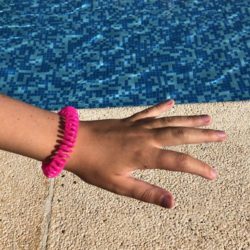 Magenta Pink Mosquito Bracelet