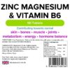 Zinc Magnesium & Vitamin B6 Tablets - Image 2