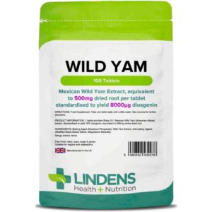 Wild Yam 500mg Tablets