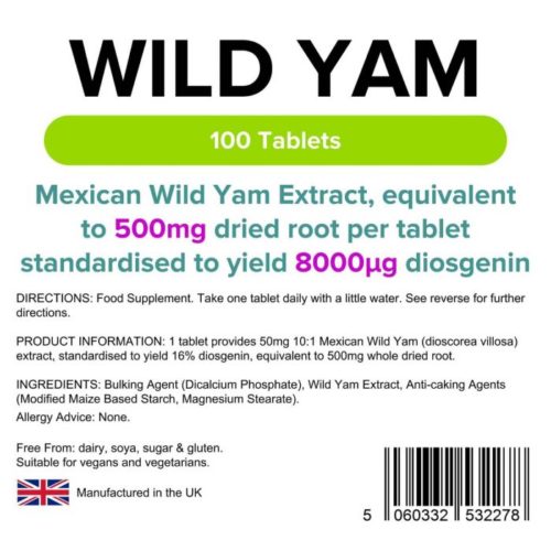 wild yam tablets