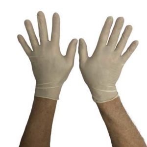 Single Use Disposable Latex Gloves (20 Pieces)