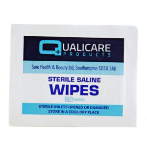 Sterile Saline Wound Wipes