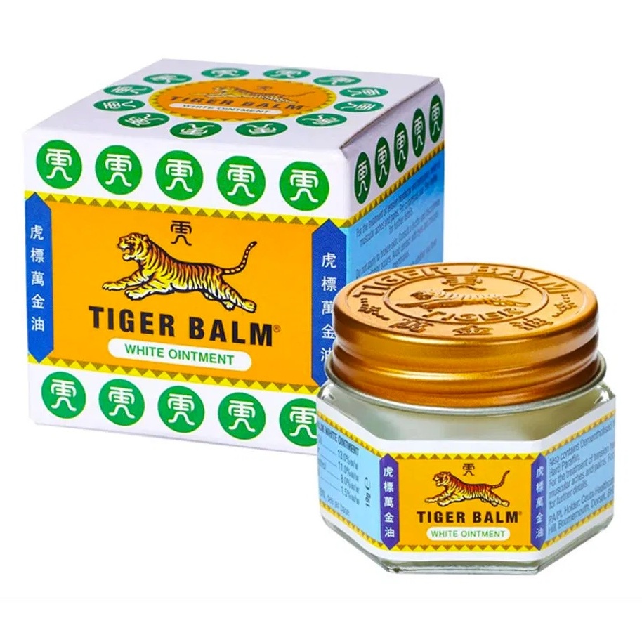 Tiger Balm White - sooths muscular aches and pains - Zoom Health