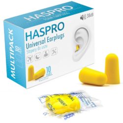 Haspro Foam Earplugs Yellow