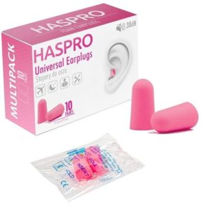 Haspro Foam Earplugs - Pink