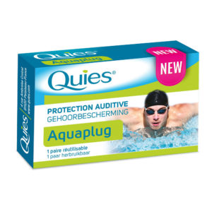 Quies Aquaplug Reusable Swimming Earplugs