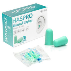 haspro mint green earplugs