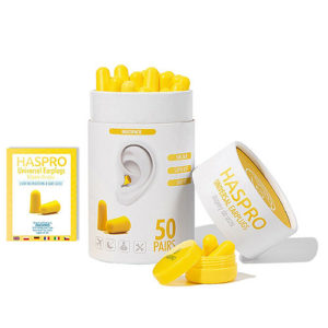 haspro yellow foam earplugs