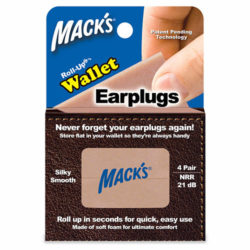 Mack's Roll-Up Wallet Earplugs