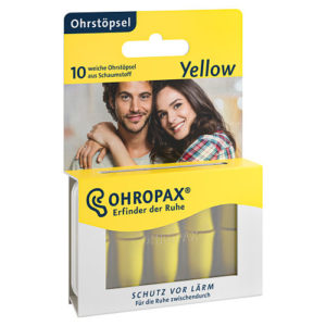 Ohtopax Yellow Earplugs