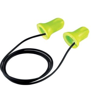 Uvex Hi-Com Corded Earplugs - Lime