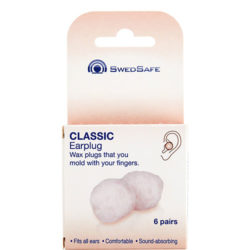 EAR261 / XX - SwedSafe Classic Wax Earplugs