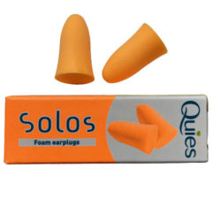 Quies Solos Foam Earplugs - ORANGE