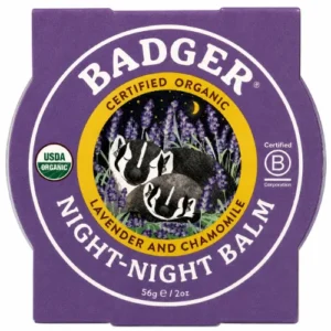 Badger Organic Night-Night Balm with Lavender & Chamomile