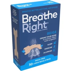 Breathe Right - 30 Large Nasal Strips