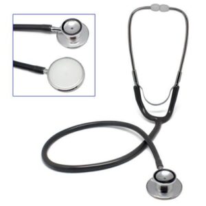 Dual Head Stethoscope - BLACK