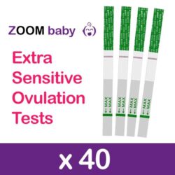 40 x Ovulation Test Strips - Extra Sensitive