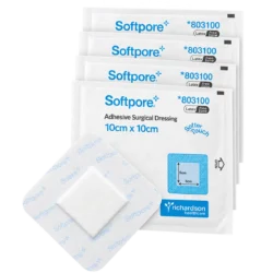 Softpore Adhesive Dressing - 10cm x 10cm